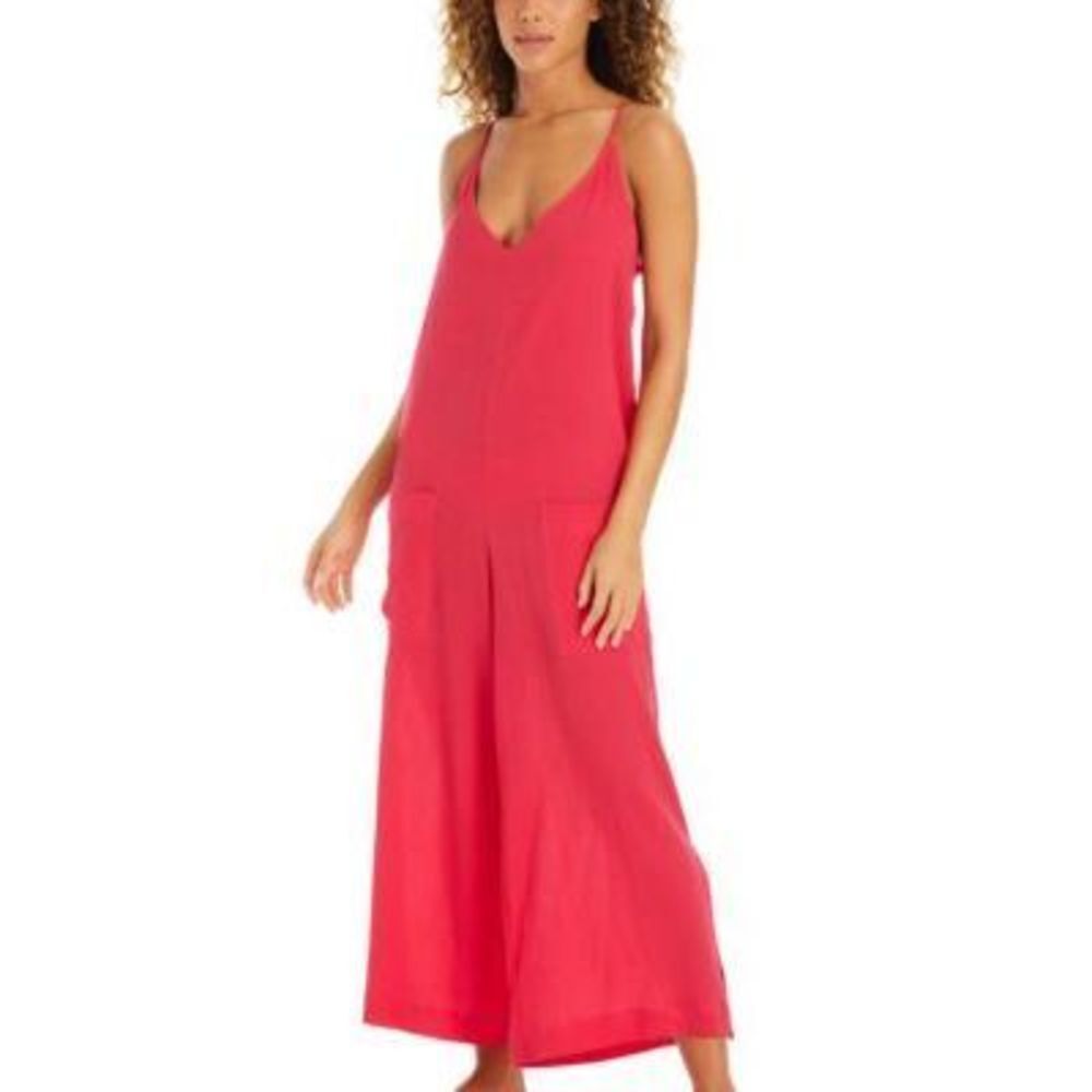 Sanctuary Women's Fresh Squeezed Sleeveless Cover-Up Jumpsuit Women's Pink S